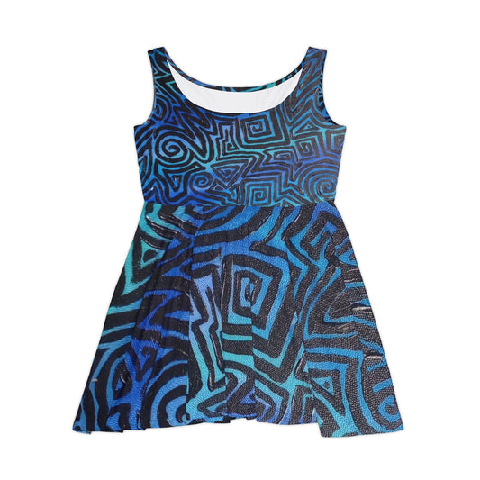 Blue Trip Women's Skater Dress